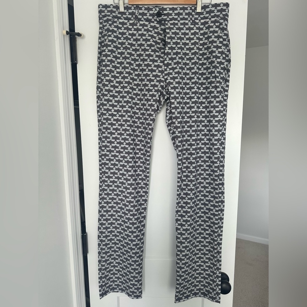 Greyson Men’s Golf Pants (Gray pattern)